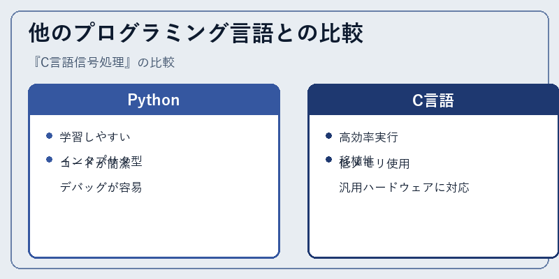 他のプログラミング言語との比較