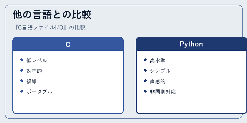 他の言語との比較