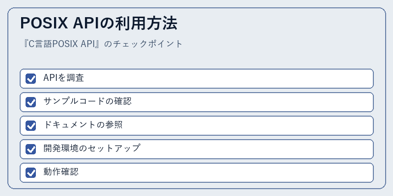 POSIX APIの利用方法