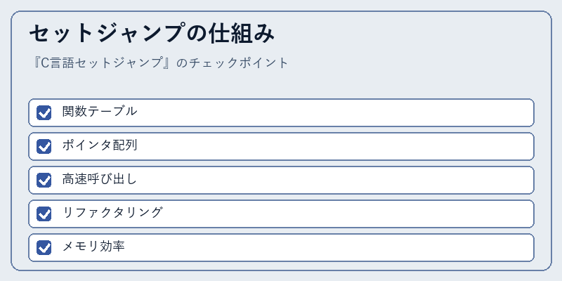 セットジャンプの仕組み