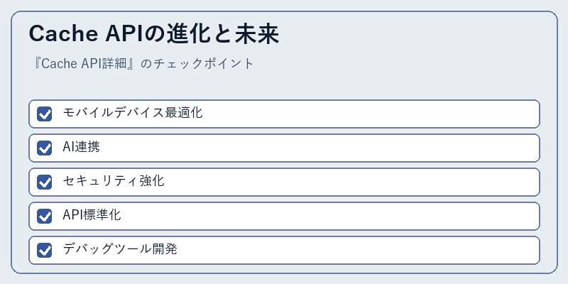 Cache APIの進化と未来