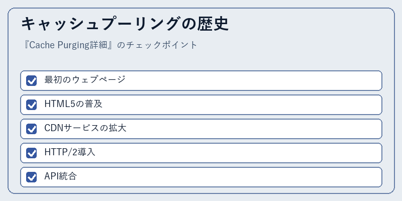 キャッシュプーリングの歴史