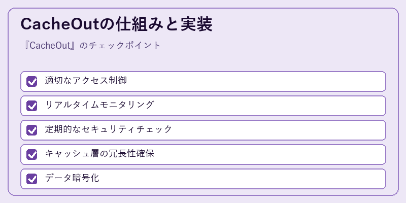 CacheOutの仕組みと実装