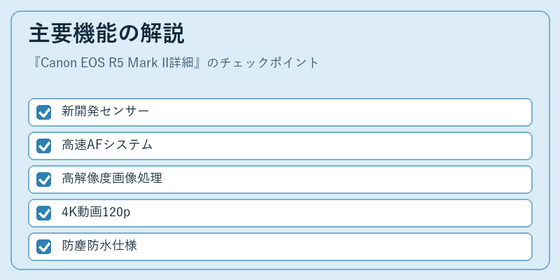 主要機能の解説