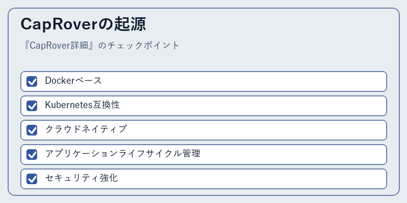 CapRoverの起源