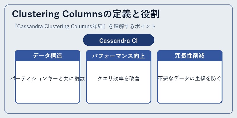 Clustering Columnsの定義と役割