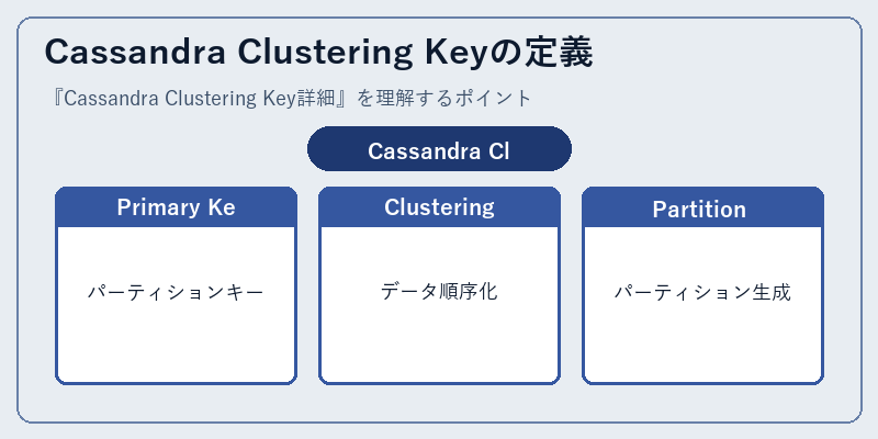Cassandra Clustering Keyの定義