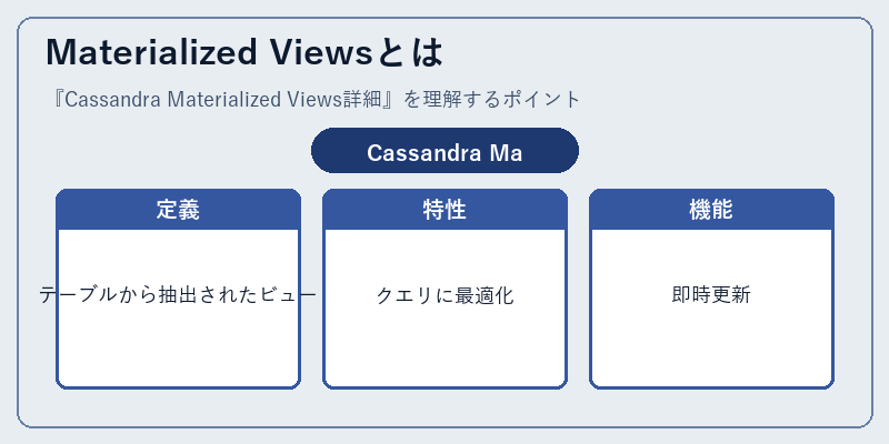 Materialized Viewsとは
