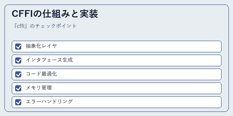 CFFIの仕組みと実装