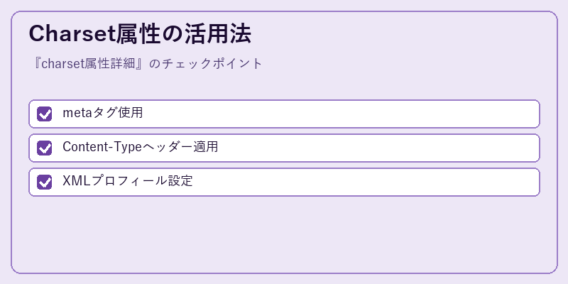 Charset属性の活用法