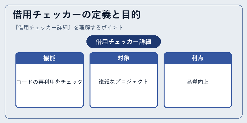 借用チェッカーの定義と目的