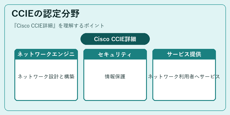 CCIEの認定分野