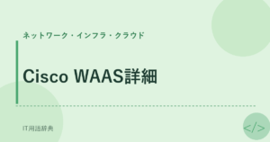 Cisco WAAS詳細 アイキャッチ