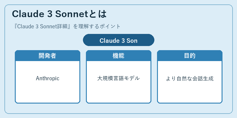 Claude 3 Sonnetとは