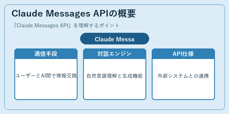 Claude Messages APIの概要
