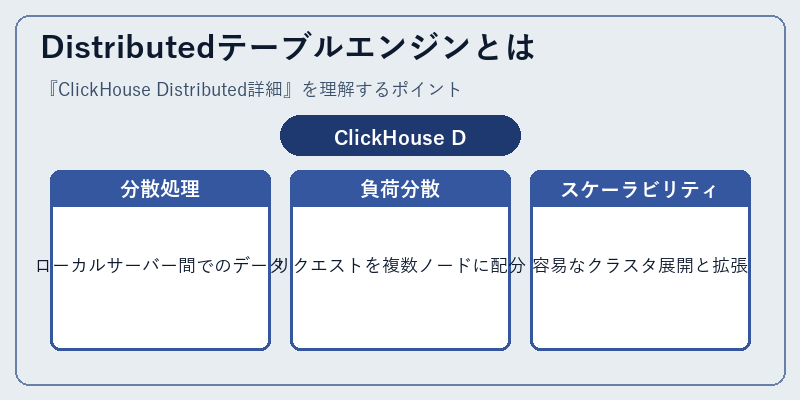 Distributedテーブルエンジンとは