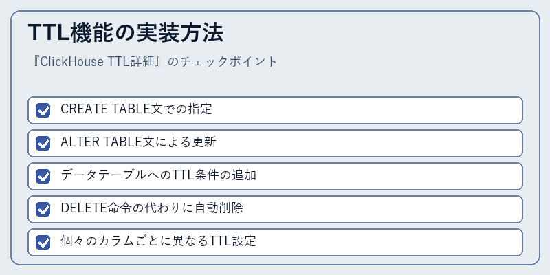 TTL機能の実装方法
