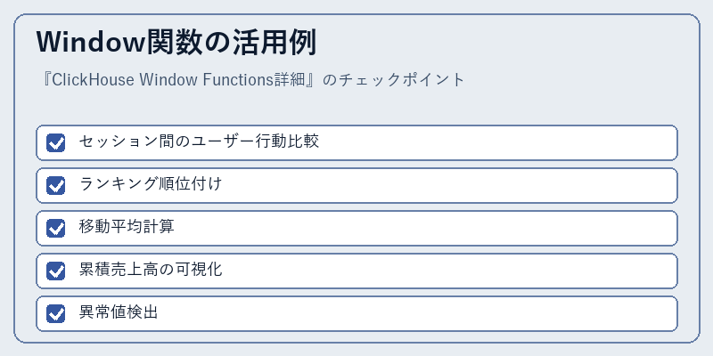 Window関数の活用例