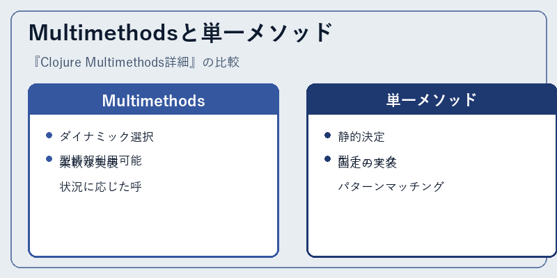 Multimethodsと単一メソッド