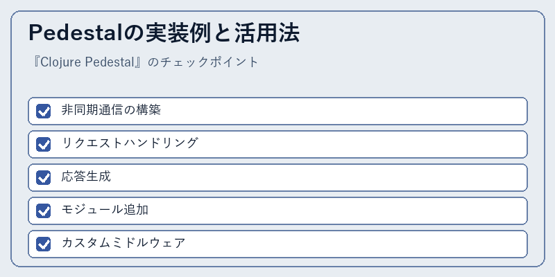 Pedestalの実装例と活用法