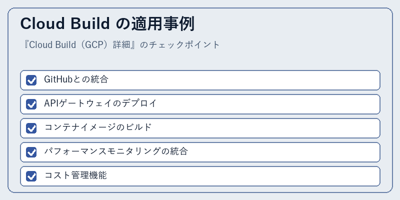 Cloud Build の適用事例