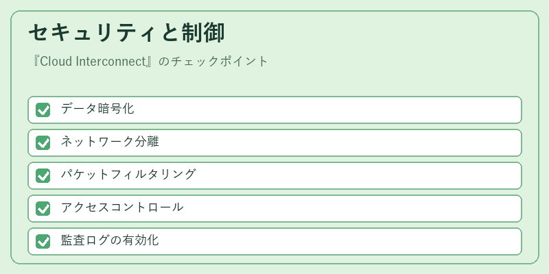 セキュリティと制御