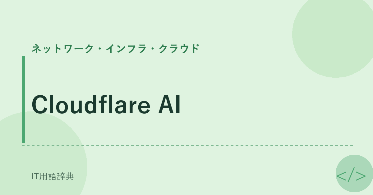 Cloudflare AI アイキャッチ