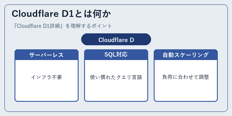 Cloudflare D1とは何か
