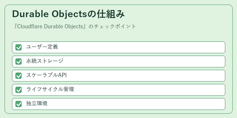 Durable Objectsの仕組み