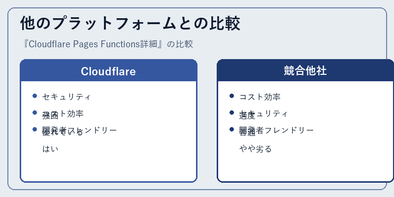 他のプラットフォームとの比較