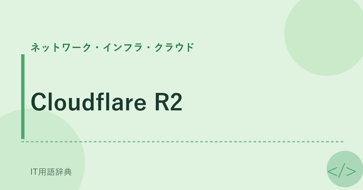 Cloudflare R2 アイキャッチ