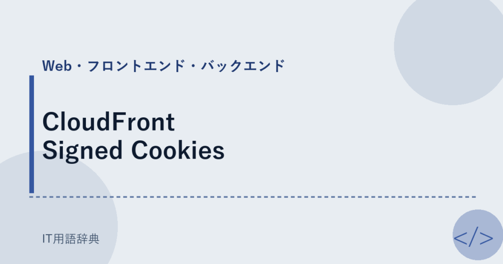 CloudFront Signed Cookies アイキャッチ