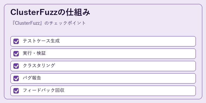 ClusterFuzzの仕組み