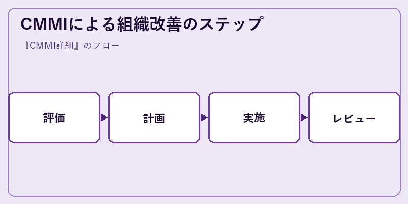 CMMIによる組織改善のステップ