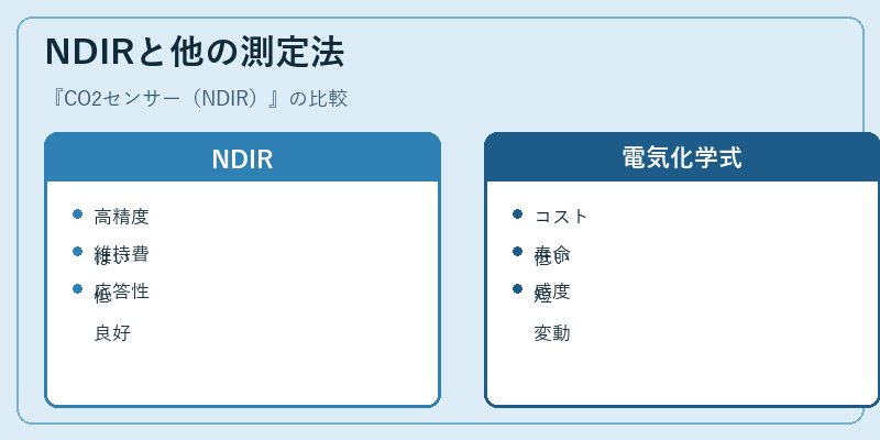 NDIRと他の測定法