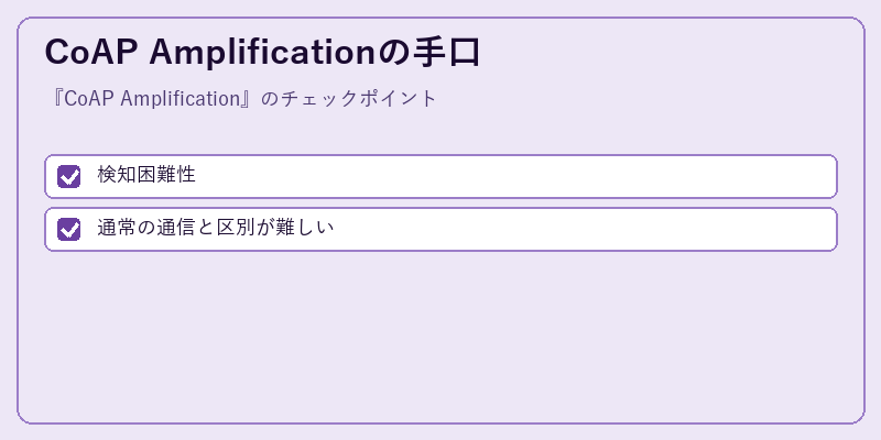 CoAP Amplificationの手口
