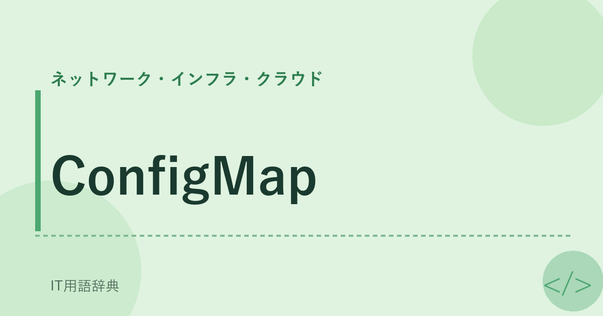 ConfigMap アイキャッチ