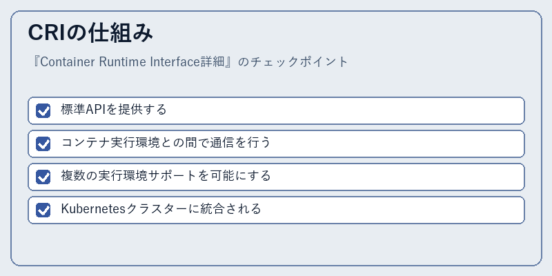 CRIの仕組み