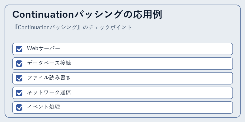 Continuationパッシングの応用例