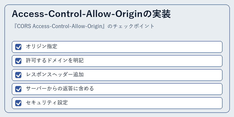 Access-Control-Allow-Originの実装