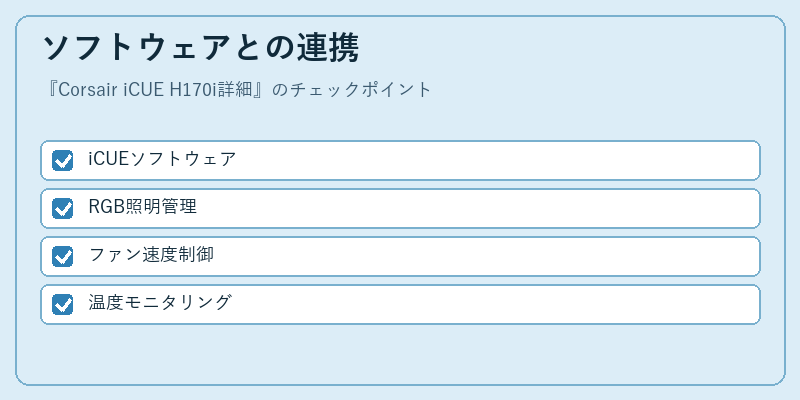 ソフトウェアとの連携