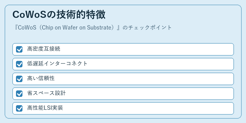 CoWoSの技術的特徴