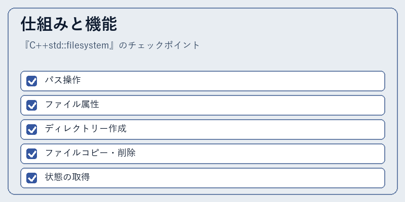 仕組みと機能