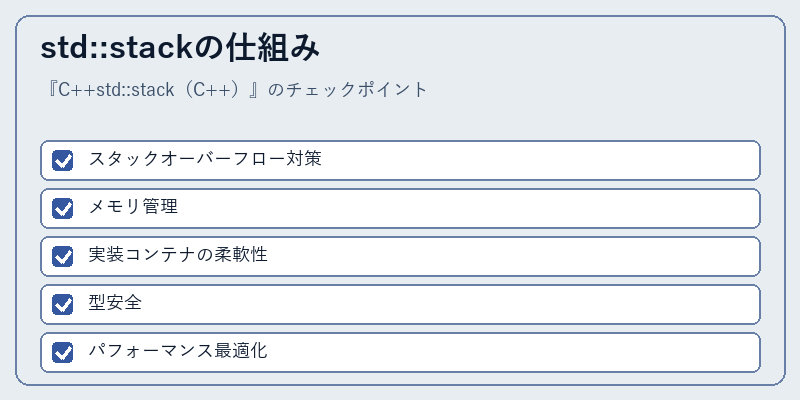 std::stackの仕組み