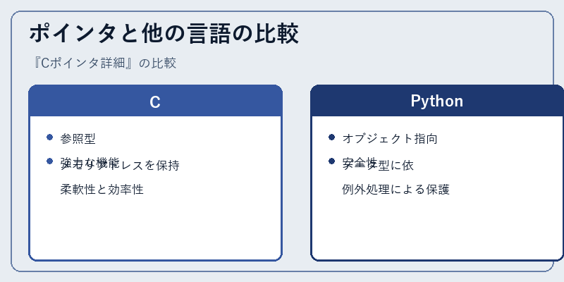 ポインタと他の言語の比較