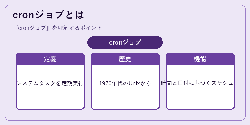 cronジョブとは