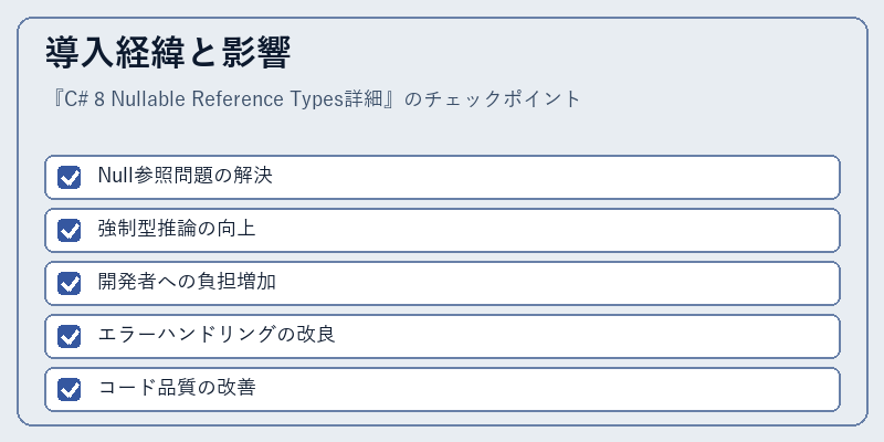導入経緯と影響
