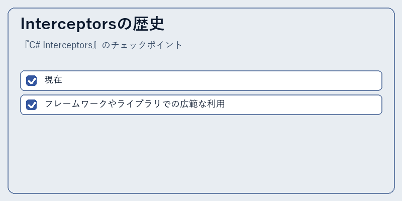 Interceptorsの歴史