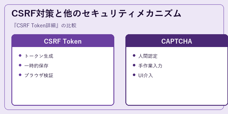 CSRF対策と他のセキュリティメカニズム
