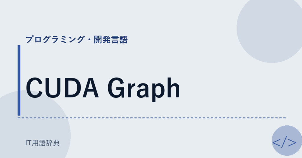 CUDA Graph アイキャッチ